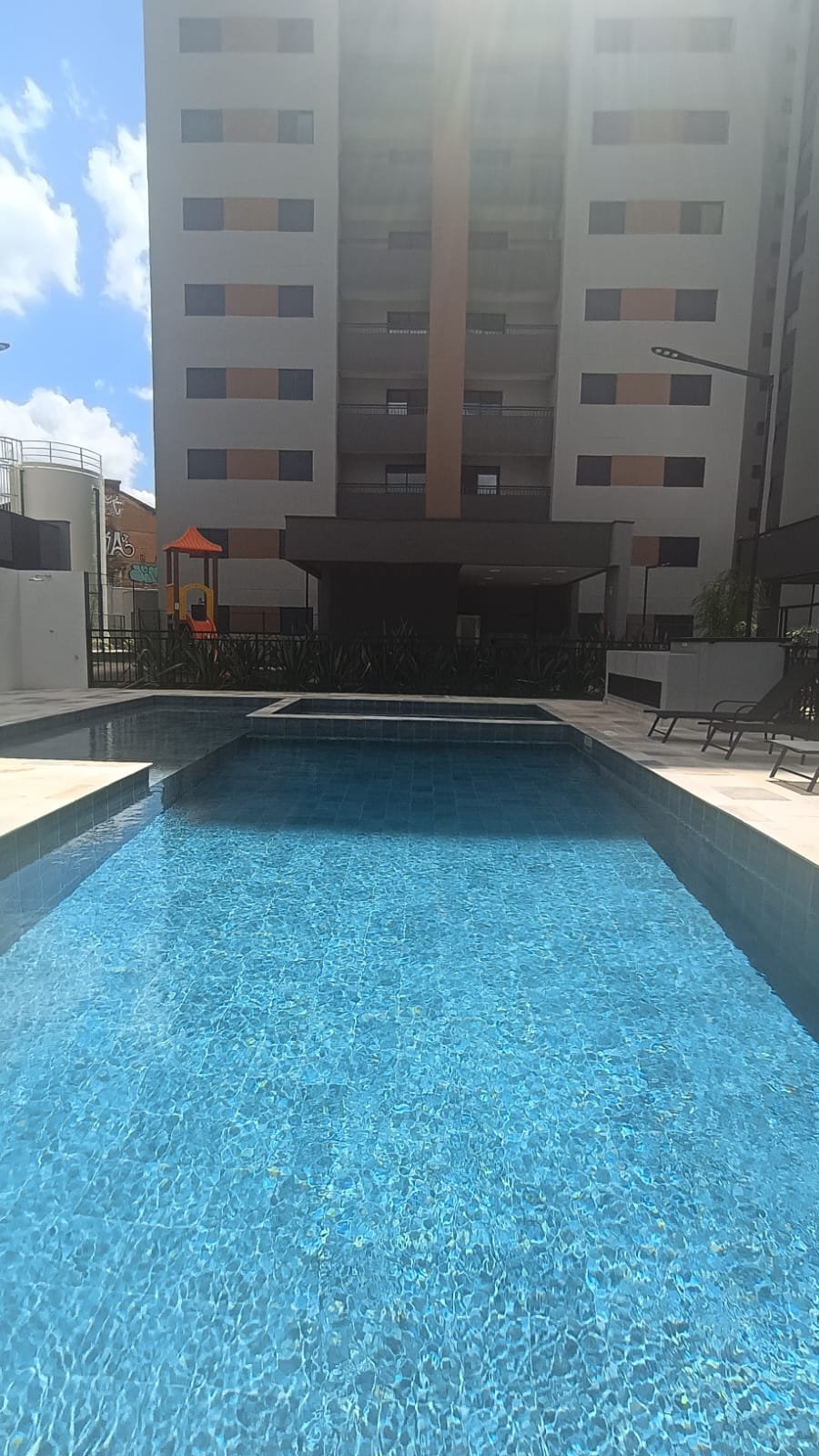 Piscina atendida pela Maremar